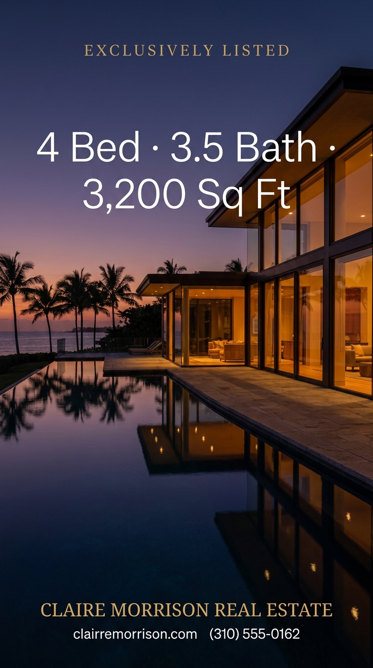 Claire Morrison Real Estate Ad